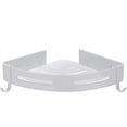 thumbnail image 1 of Shower Shelves for Tile Walls, Tutuviw Aluminum Corner Shower Basket Caddy for Shampoo Conditioner, Bathroom / Kitchen Storage Organizer with Razor Holder No Drilling-1Pack, 1 of 7