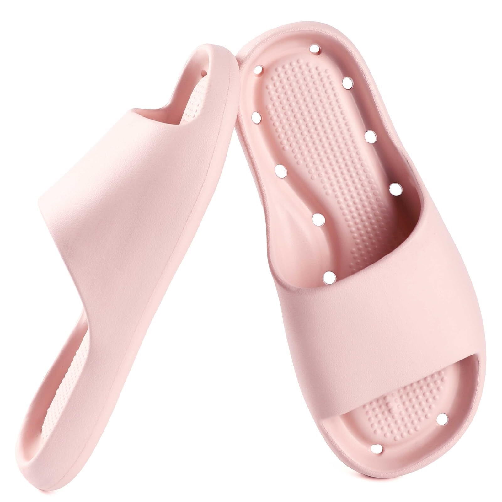 Shower Shoes for Women and Men Massage Slide Sandals Soft Cushioned ...