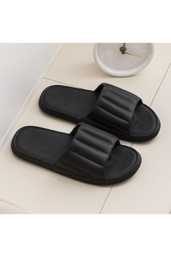 Shower Shoes for Women, Non-Slip Shower Slippers Quick-drying Material, Ultra-soft Lightweight Slide Sandals with Simple Style