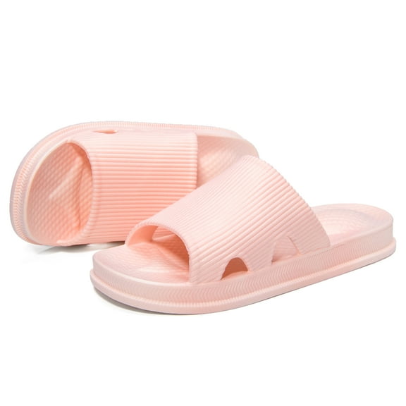 Shower Shoes for Women Quick Drying Pool Slides Beach Sandals, Pink