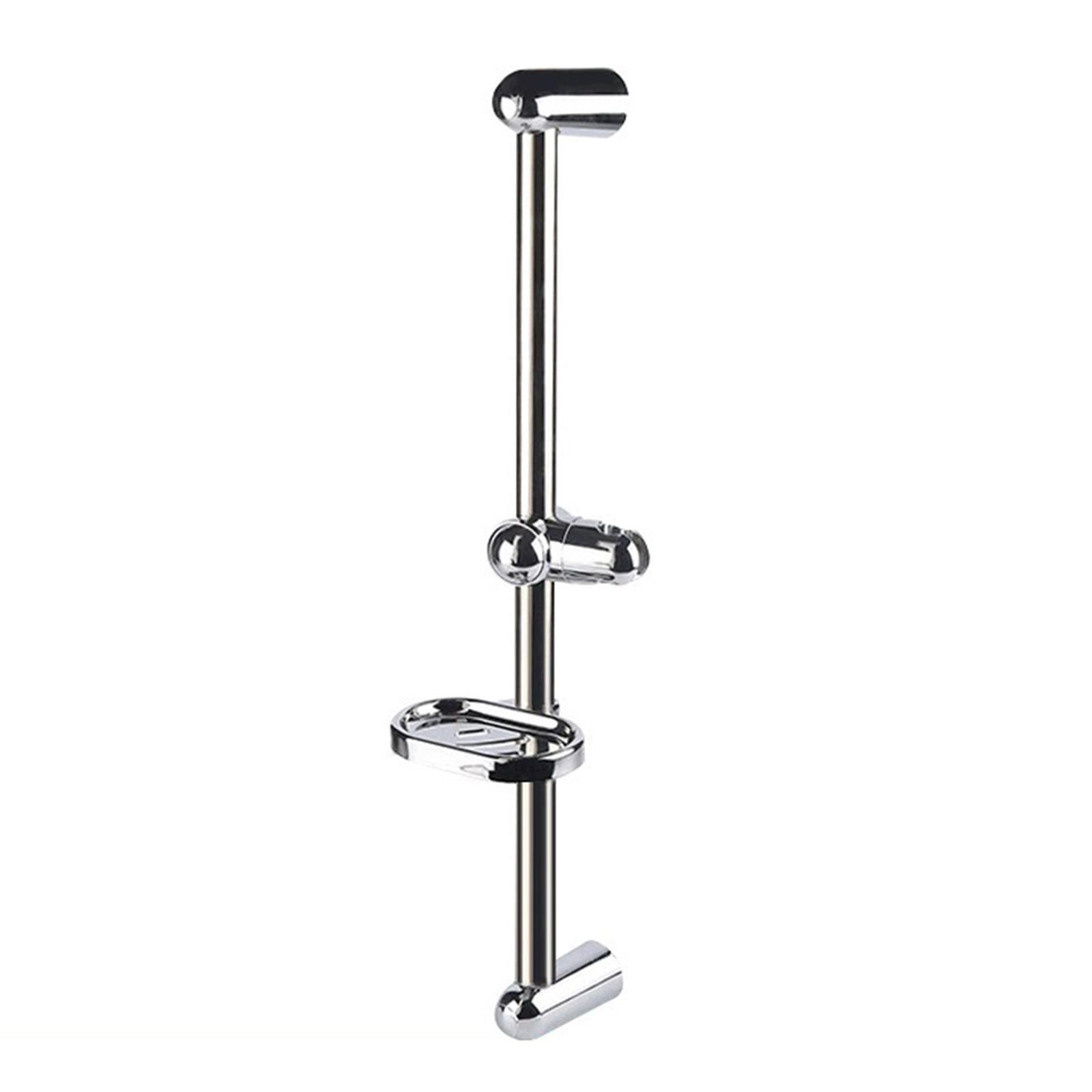 Shower Slide Bar with Adjustable Handheld Shower Head Holder Detachable 360° Rotation Bracket
