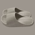 thumbnail image 1 of Shower Slides For Men Summer Thick Sole Bathroom Slippers Indoor House Shoes Anti Slip Pool Casual Quick Dry Daily Comfort Footwear All Day Home Comfort Gray 9-9.5, 1 of 4