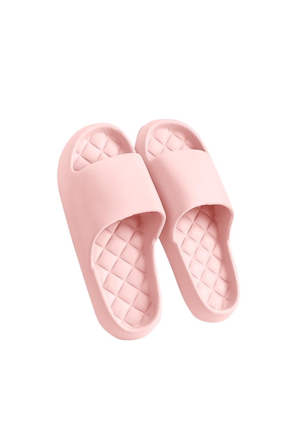 Shower Slippers Men's and Women's Home Slippers Summer Lovers Indoor and Outdoor Thick Soles Stepping Feeling Light Soft Soles Slippers Lightweight Open-toe Shoes Slippers for Bathroom