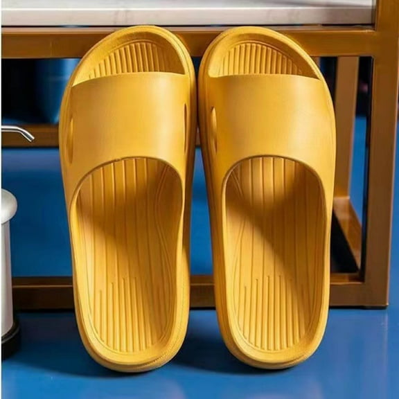 Shower Slippers for Women Lightweight Non Slip Open-toe EVA Sandals Travel-friendly Breathable Shoes Slide Slippers for Bathroom,House Slipper,Outdoor