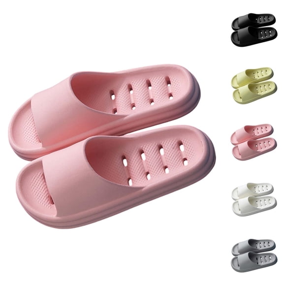 Shower Slippers for Men Women Quick Drying Soft Sole Non- Bathroom Slipper on Slides