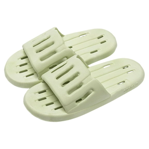 Shower Slippers for Women Men Quick Dry Non Slip Bathroom Dorm Home Slides Shoes with Holes Indoor Slip-On