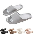 thumbnail image 1 of Shower Slippers for Women and Men, Bathroom Shoes Home Beach Wear Slides Pool Sandals, Non-Slip Lightweight Soft Sole Open Toe Slippers, 1 of 5