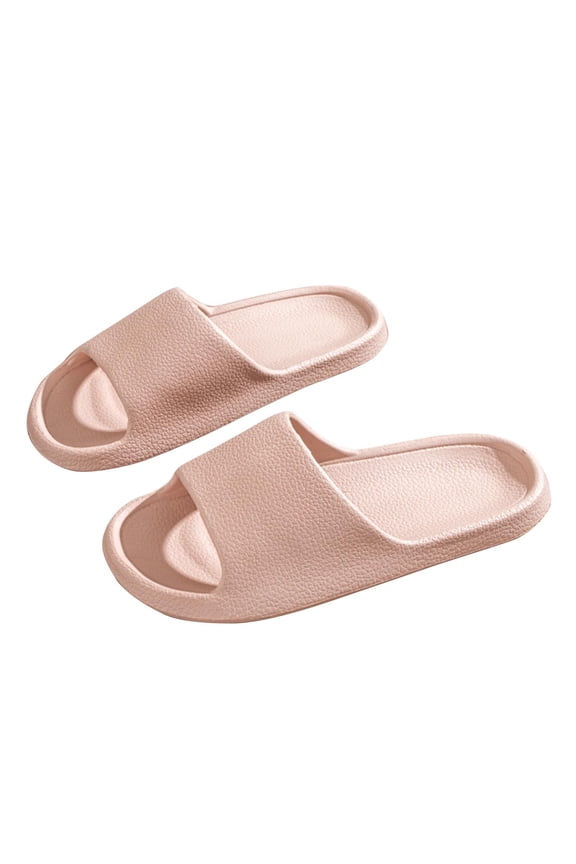 Shower Slippers for Women and Men, Bathroom Shoes Home Beach Wear Slides Pool Sandals, Non-Slip Ultra Lightweight Soft Sole House Indoor Open Toe