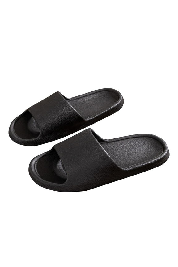 Shower Slippers for Women and Men, Bathroom Shoes Home Beach Wear Slides Pool Sandals, Non-Slip Ultra Lightweight Soft Sole House Indoor Open Toe