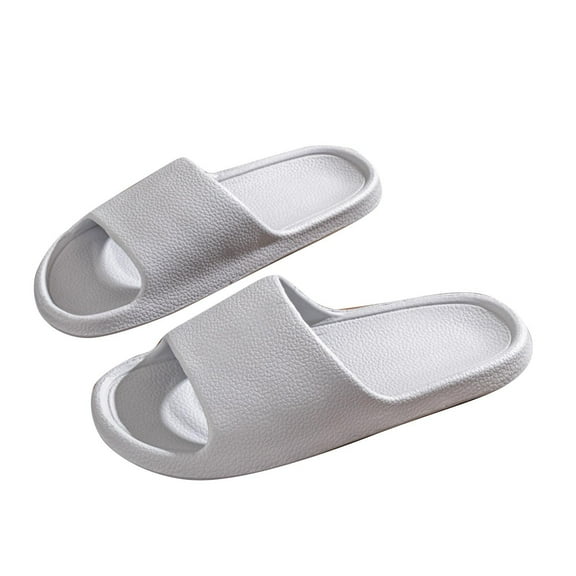 Shower Slippers for Women and Men, Bathroom Shoes Home Beach Wear Slides Pool Sandals, Non-Slip Ultra Lightweight Soft Sole House Indoor Open Toe