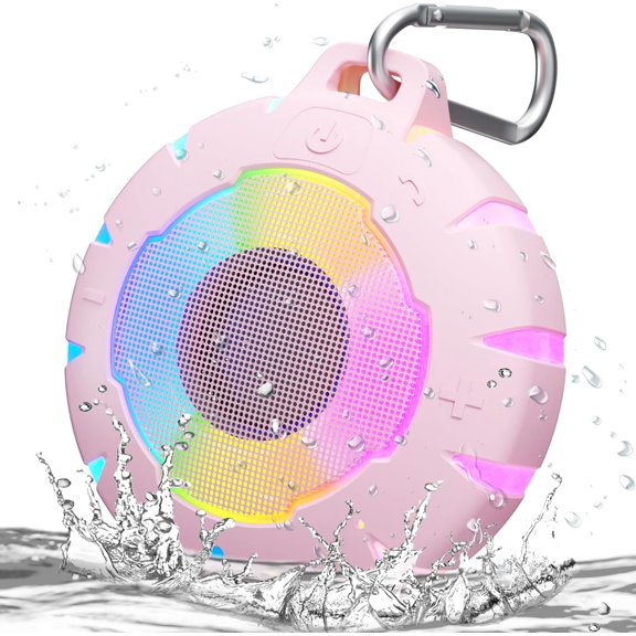 Shower Speaker, Durable & Portable with Clear Sound, Ideal for Shower, Pool, Beach & Kayaking - for Girls, Women
