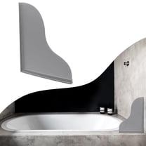 Shower Splash Guard, Large Splash Guards for Bathtub Waterproof Self ...