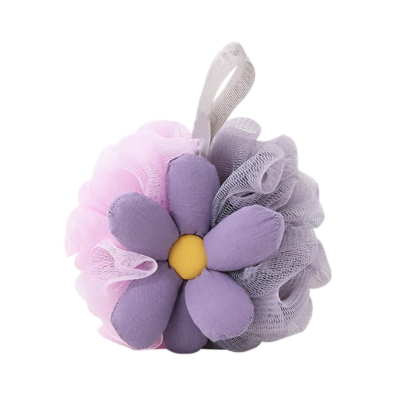 Shower Sponges Flower Shower Abundant Bubble Deeply Cleans Durability Daily Bath Essential