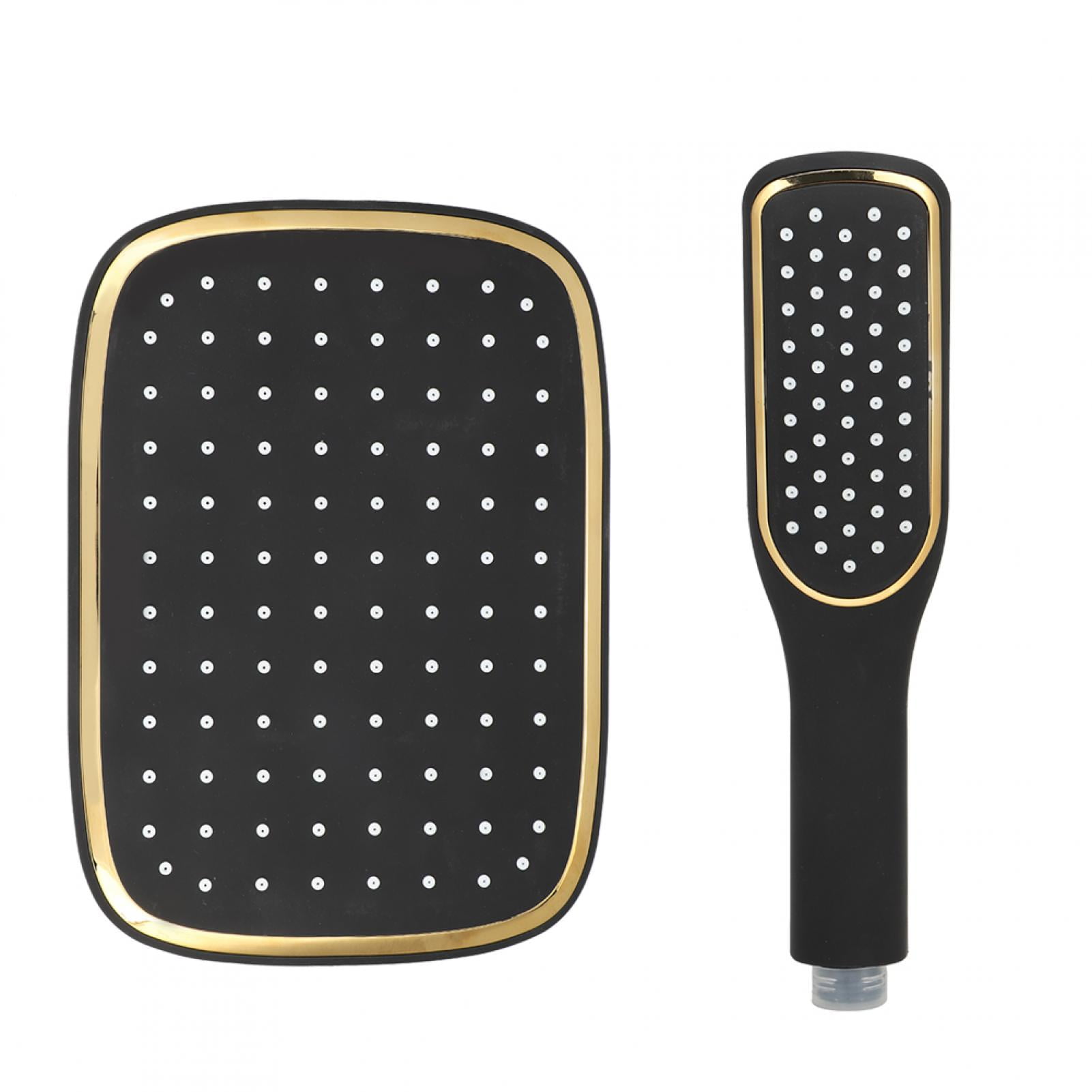 Shower Sprayer G1/2in Household Black Top Shower Handheld Shower Kit Bathroom Shower Head