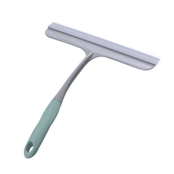 Shower Squeegee Cleaner for Glass Doors,Durable Anti-Skid Glass Wiper Cleaner with Hanging Loop,Household Window Cleaning Tool for Car Windshield, Mirror, Kitchen Bathroom Sink, 1Pc(Grey2,10x8.7")