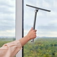 thumbnail image 1 of Shower Squeegee for Glass Doors - All-Purpose Silicone Squeegee with Rubber Blade for Windows, Mirrors, Tile Walls & Car Windshield, Streak-Free Cleaning Tool for Bathroom, Kitchen & Auto, 1 of 3