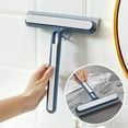 thumbnail image 1 of Shower Squeegee for Bathroom Shower Glass Doors, TPR Window Cleaner Squeegee, Plastic Car Windshield Cleaning Squeegee, 1 of 7