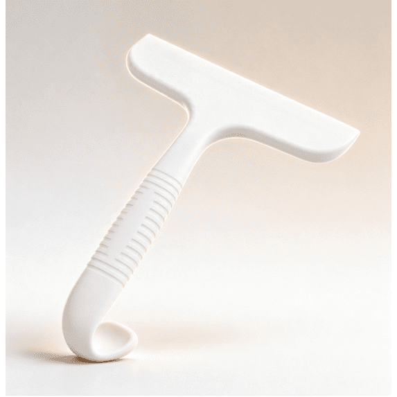 Shower Squeegee for Glass Doors,One-piece All Silicone Squeegee, All ...