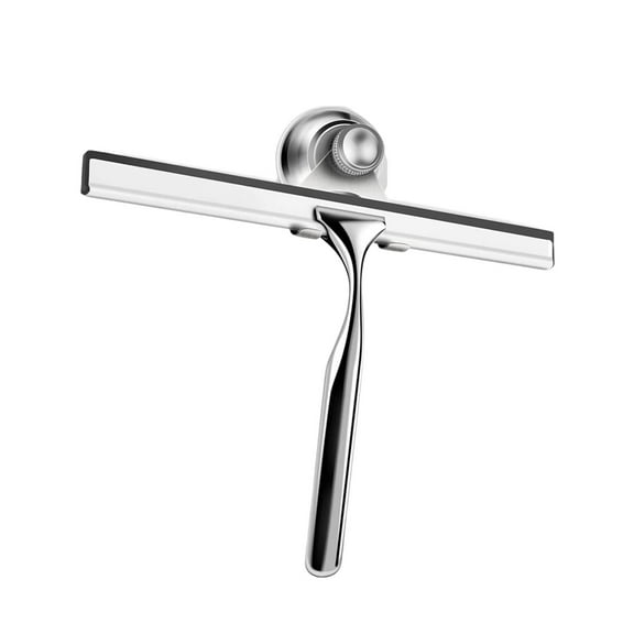 Shower Squeegee for Shower Doors Window with Suction Cup, Rubber Bathroom Squeegee Shower Cleaner Glass Wiper Shower Squeegee Wiper