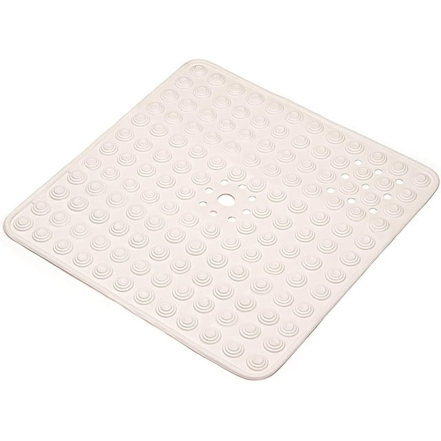 Shower Stall Mat Without Suction Cup for Refinished and Reglazed