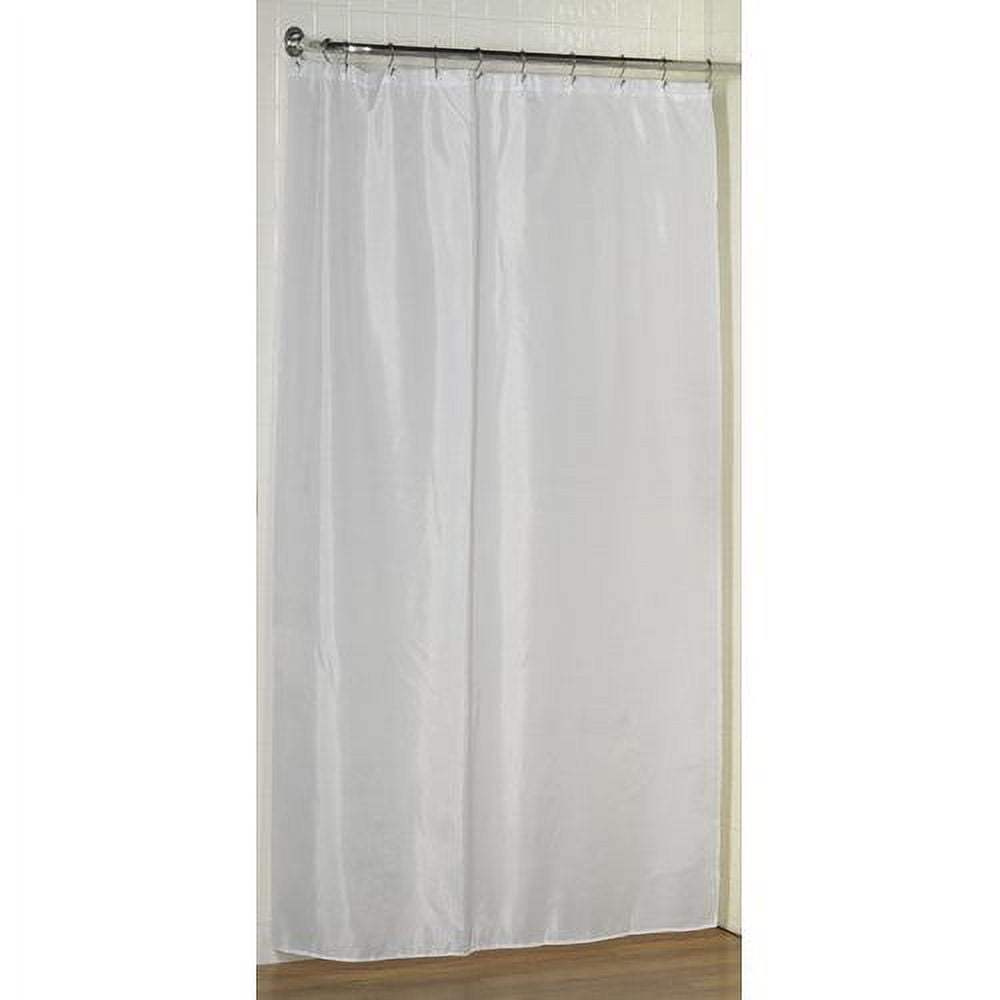 Shower Stall-Sized Polyester Shower Curtain Liner in White - Walmart.com