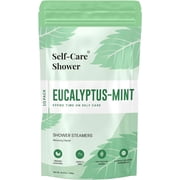 Shower Steamer Eucalyptus-Mint Aroma by Self-Care Shower | Spa Gift Aromatherapy 15 Count - Christmas Gifts Stocking Stuffers, Relaxation Birthday Gifts