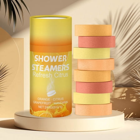 Shower Steamers Aromatherapy 8 Pack, Unique Spa Gifts Shower Tablets, Natural Essential Oil SPA Self Care Relaxation Shower Bombs, Valentines Day Gifts for Her Mom Wife, Home Spa Gift Set