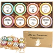 Shower Steamers Aromatherapy - 8 Pcs Shower Bombs with Essential Oil for Home SPA, Self-Care Relaxation, Valentines Day Gifts for Men Women, for Birthday Gift