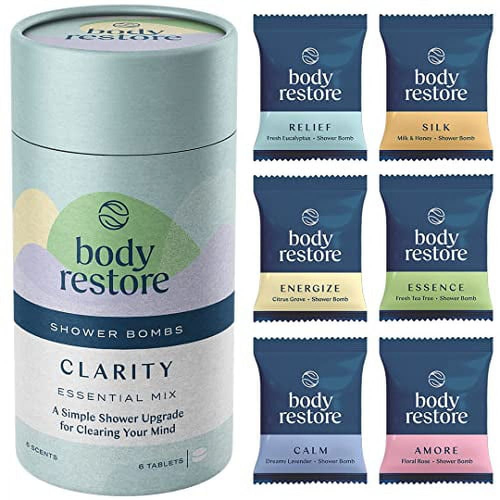 BodyRestore Shower Steamers Gift Set - 30 Aromatherapy Bombs for Women,  Variety Pack of 10 Unique Tablets, Essential Oil Stress Relief and  Relaxation Bath Gifts for Women and Men…