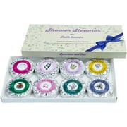 Shower Steamers Aromatherapy – Self Care Gift Set with 8PCS Unique Scented Shower Bombs. Natural Organic Bath Shower Melts for Women, Shower Fizzies for Bathroom Relaxing and Moisturizing Spa