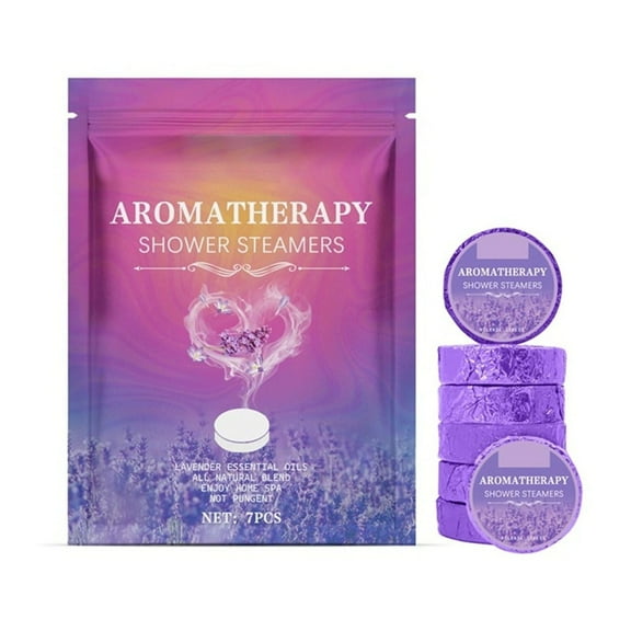 Shower Steamers Aromatherapy，Shower Steamers Aromatherapy For Women Or Men, With Chamomile Rose Lavender Mint Watermelon Essential Oil, 7-Pack Shower Bombs Birthday Gif,Body Care(7pcs/Set)