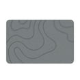 thumbnail image 1 of Shower Stone Bath Mat, Diatom Material, Water-Absorbent, Quick Drying, Non , Easy Care, Decor for Front Door, Bathroom, Living Room, Bedroom, Gray, 40Ã60cm/15.7Ã23.6in, 1PC, 1 of 7