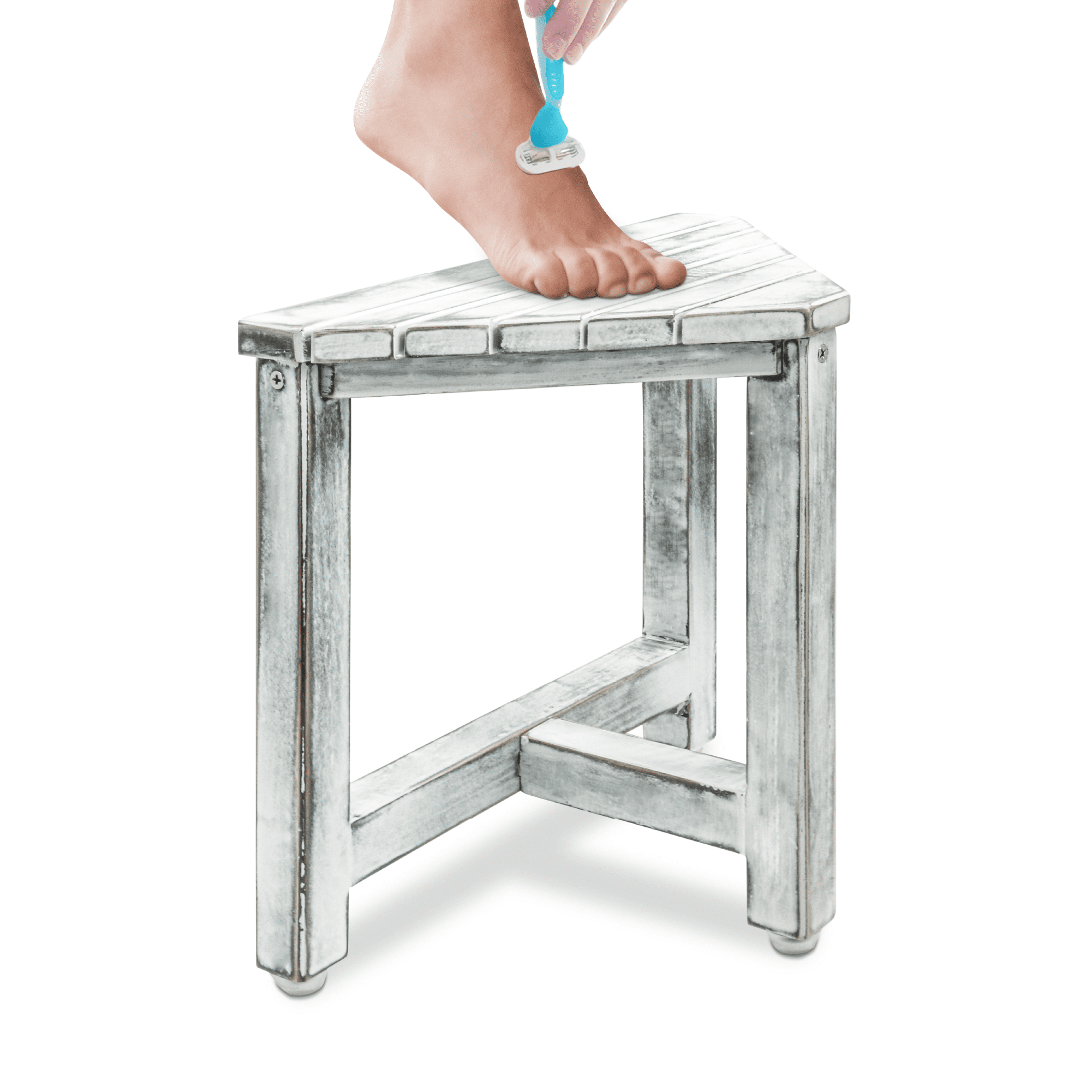 Shower Stool for Shaving Legs, Shower Foot Rest 12 in, Shower Seat for ...