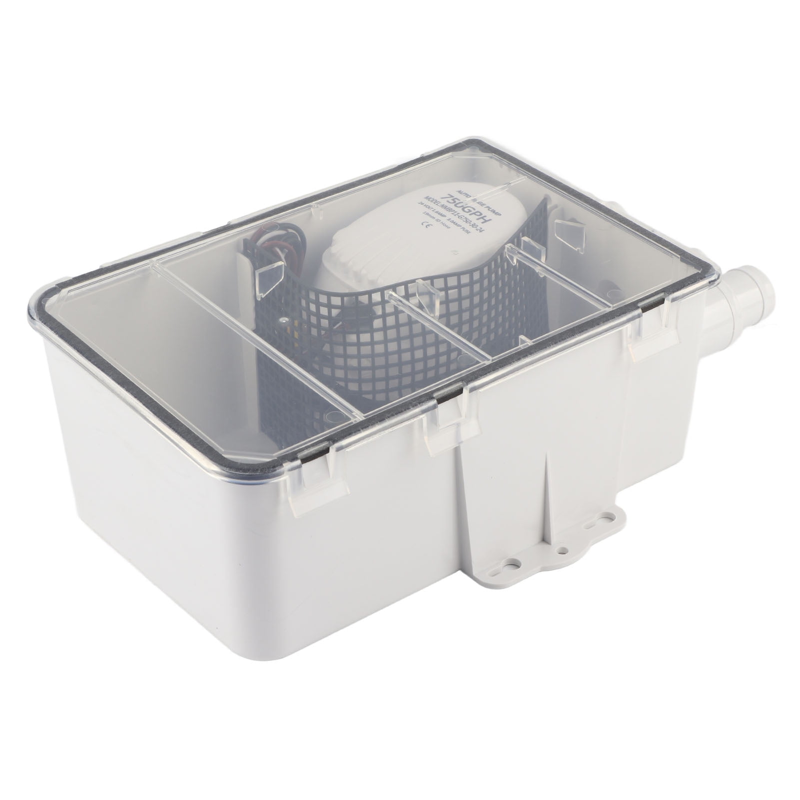 Shower Sump System, DC 12V/24V 750GPH Shower Sump Automatic Switch