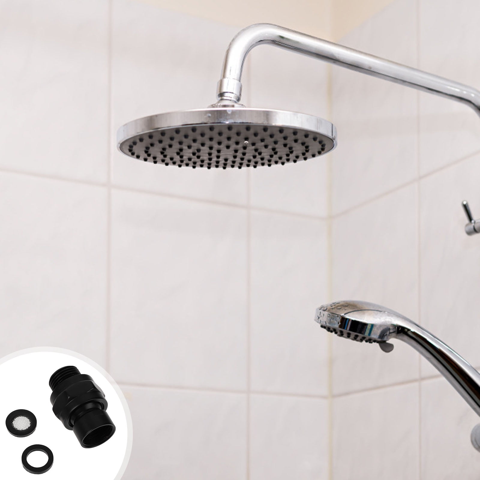 Shower Swing Head 1pc Shower Head Elbow Adapter Copper 1/2" Shower