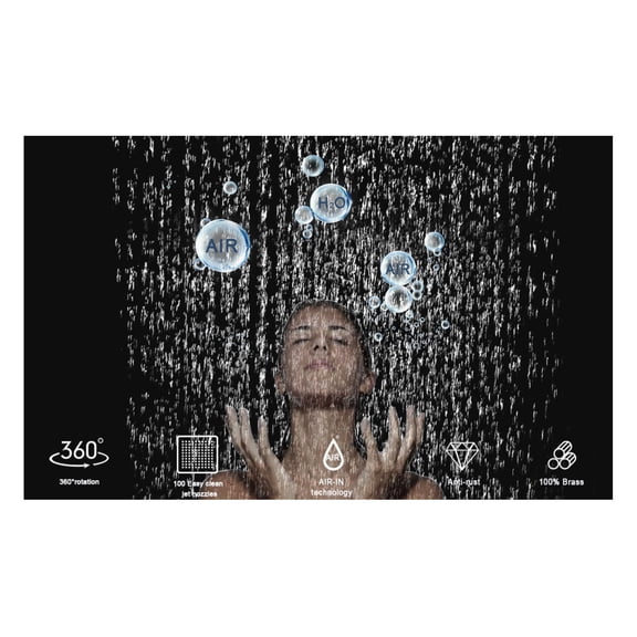 Shower System Shower Faucet Combo Set Wall Mounted with 10" Rainfall Shower Head and handheld shower faucet, Matte Black Finish with Brass Valve Rough-In