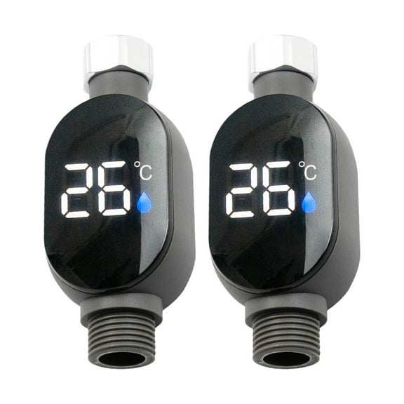 Shower Temperature Meter LED Digital Display Temperature Gauge Household Water Thermometers Waterproof Bath Thermostat