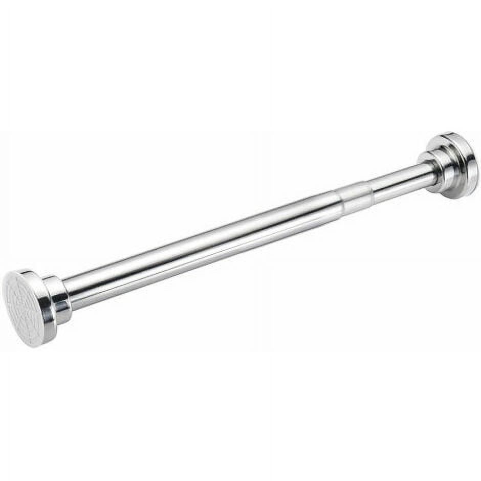 Shower Tension Bar Curtain rod without drilling telescopic stainless