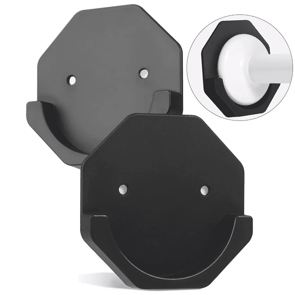 Shower Tension Rod Holders Adhesive Shower Curtain Rod Mount Retainer