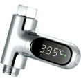 thumbnail image 1 of Shower Thermometer, Baby Bath Thermometer, LED Digital Shower Temperature Display, Celsius/Fahrenheit Display, 360° Rotating Screen, for Kitchen Family Bathroom, 1 of 4