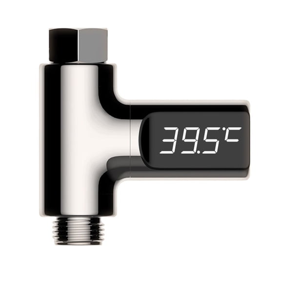Shower Thermometer Instant-Read Thermometers for Bath, Water Temperature Thermometer with LED Digital Display Rotating Screen, Suitable for Baby Bath Kitchen Bathroom