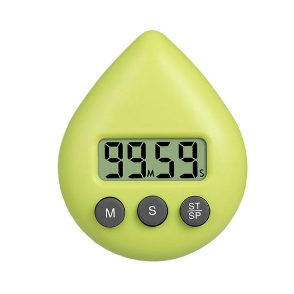 Shower Timer for Kids Adults,Digital Kitchen Timer with Suction Cup,Water Drop Electronic Alarm Clock,Waterproof Energy Saver Digital Timer with Alarm for Shower Study Cooking L3Z7