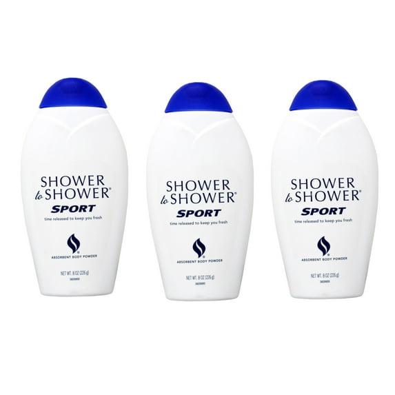 Shower To Shower Powder 13 Ounce Sport - 3 Pack