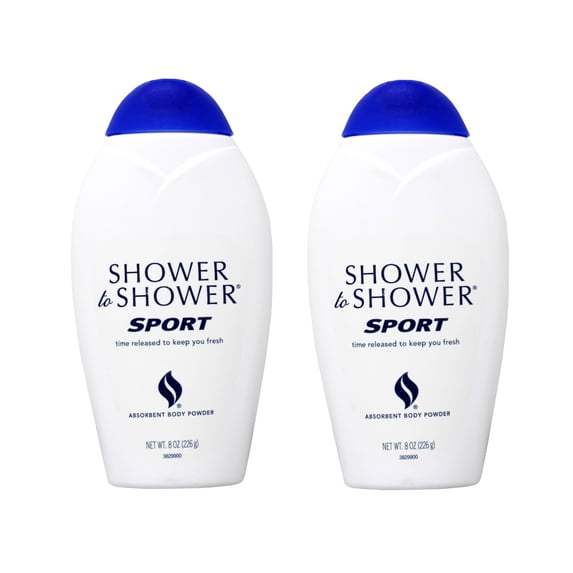 (2 pack) Shower To Shower Sport Fresh Refreshing Powder - 8 Oz