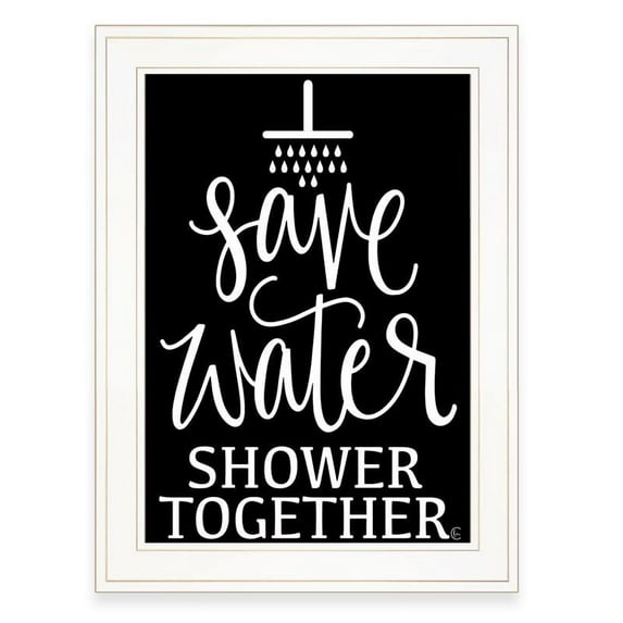 Shower Together by Fearfully Made Creations Print Wall Art Wood Multi-Color