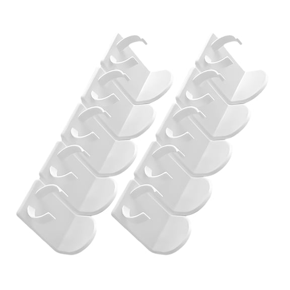 Shower Toothbrush Shelf Bathroom Storage Rack Tooth Brush Holder Toothpaste Holder Pp White 23.50X7.00X4.00CM 2 Pcs