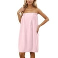 thumbnail image 1 of Shower Towel Wrap for Women Quick Dry Shower Robe for Women Adjustable Closure Womens Spa Robe, 1 of 4