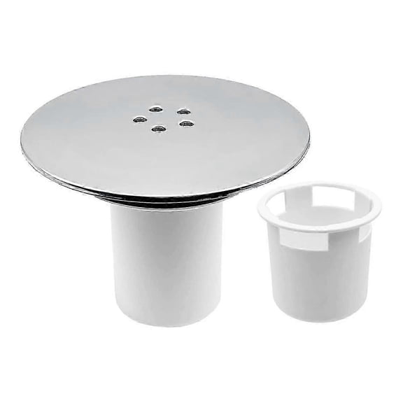 Shower Trap Cover, Shower Plug Hole Cover 90Mm/115Mm Plug Drain Replacement Hole Chrome Plated Fini