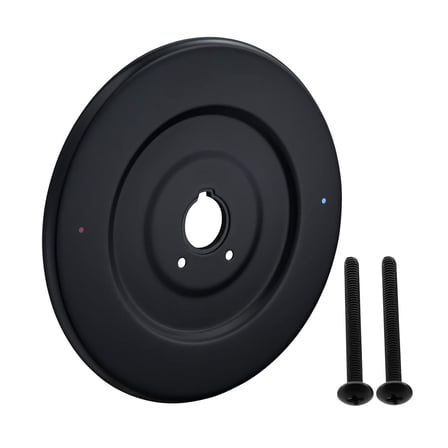 Shower Trim Plate Kit Faucet Escutcheon Replacement Stainless Steel DIY Installation for Single Handle Tub Bathroom