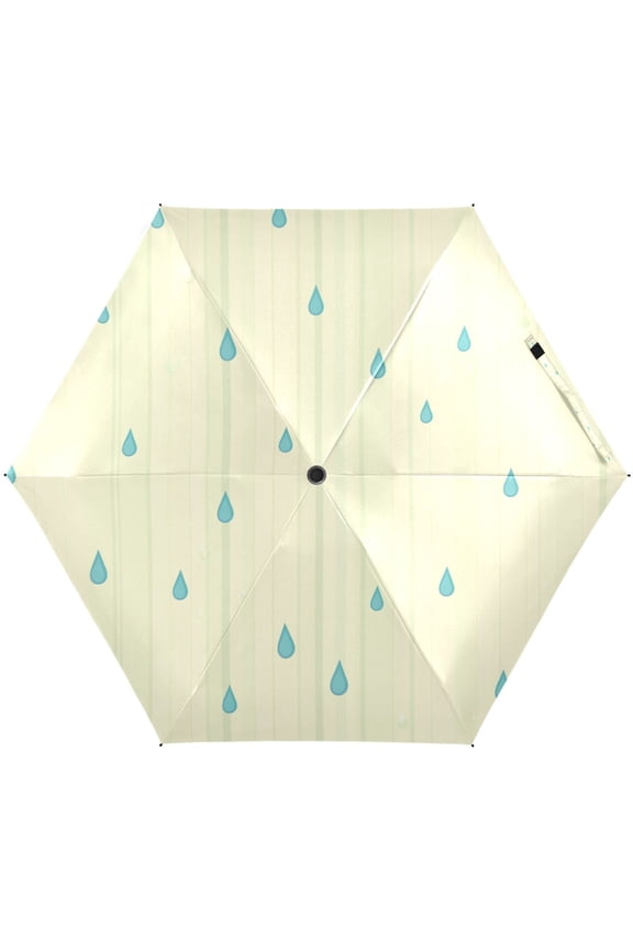Shower Umbrellas for Sun Auto Open Close UV50+ Waterproof 5-Fold Compact Fiberglass Frame